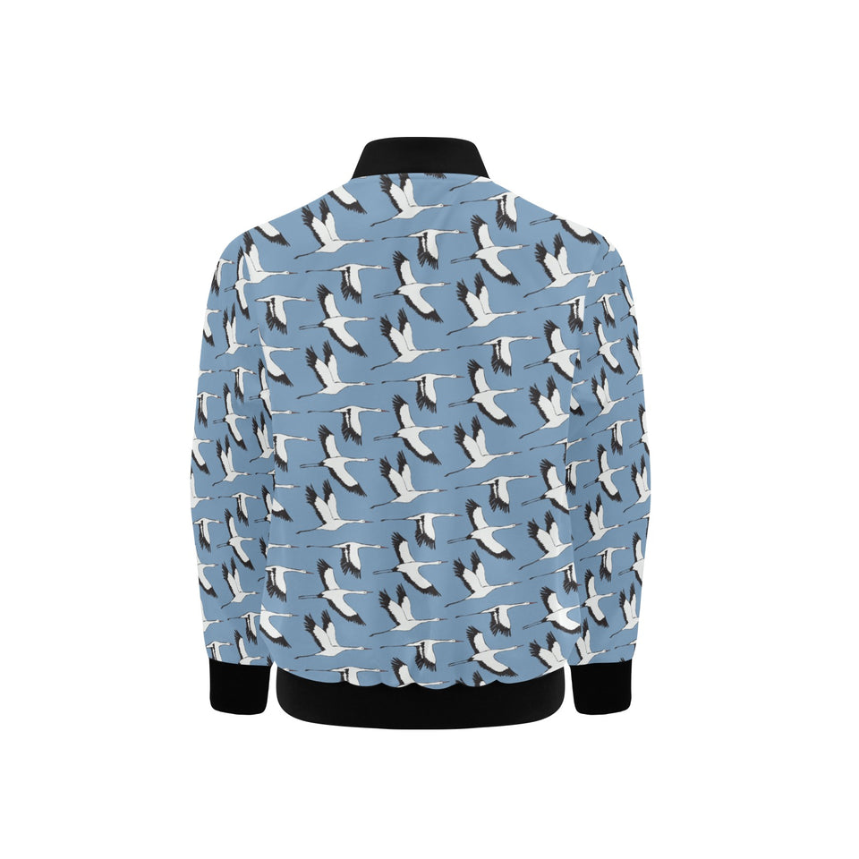 Seagull Pattern Print Design 04 Kids' Boys' Girls' Bomber Jacket