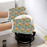 Dice Pattern Print Design 05 Heat Resistant Oven Mitts