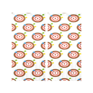 Darts Pattern Print Design 04 Gauze Curtain