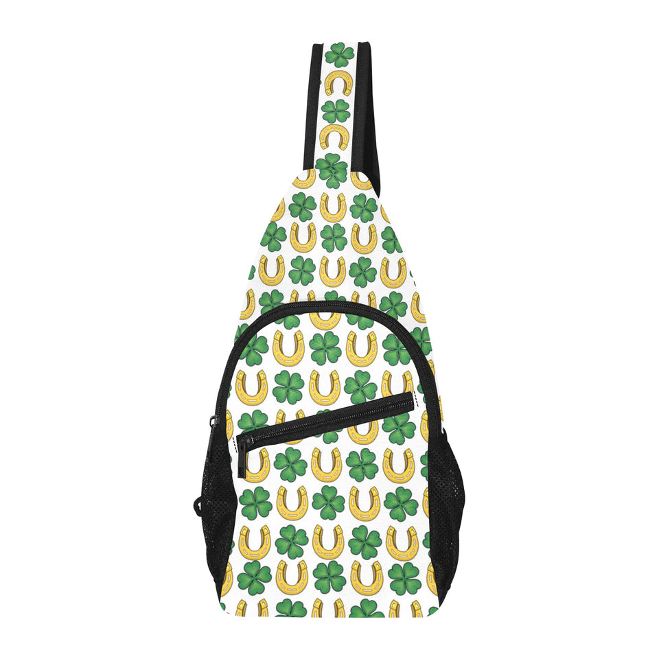 Horseshoes Pattern Print Design 04 All Over Print Chest Bag