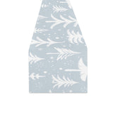 Christmas tree winter forest pattern Table Runner