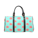 Grapefruit green background Travel Bag