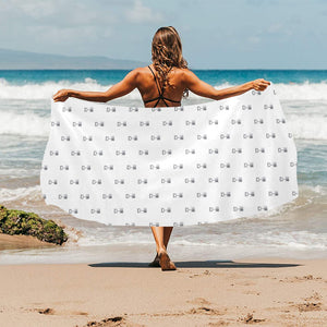 Engine Piston Background Pattern Print Design 01 Beach Towel