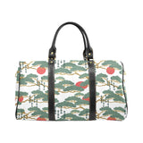 Bonsai red sun japanese pattern Travel Bag