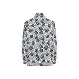 Sun Glasses Pattern Print Design 04 Women's Long Sleeve Polo Shirt