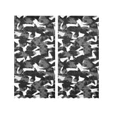 Crow illustration pattern Gauze Curtain