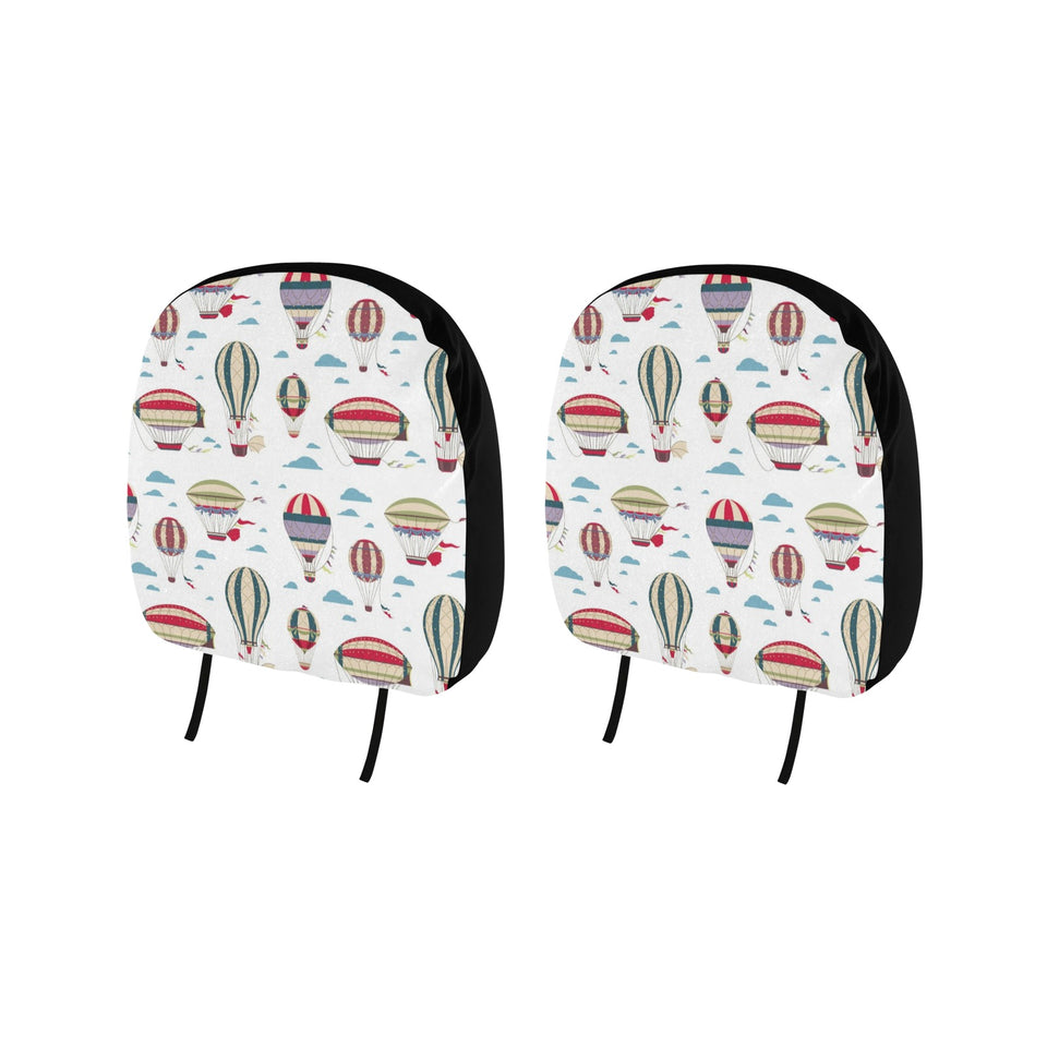 Hot air balloon pattern Car Headrest Cover