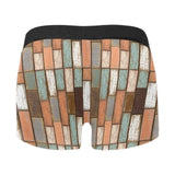 Wood Printed Pattern Print Design 02 Men's All Over Print Boxer Briefs Men's Underwear