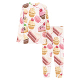 Cake cupcake sweets pattern Women's All Over Print Pajama Set