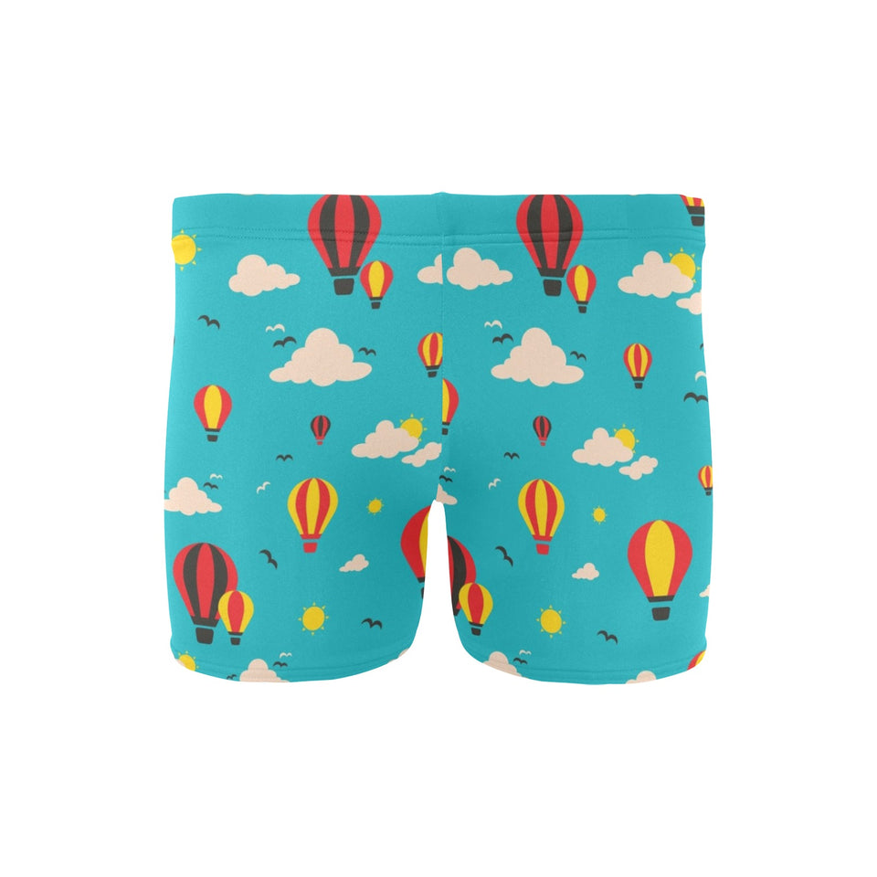 Hot Air Balloon Sky Pattern Men's Swimming Trunks