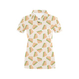 Sandwich Pattern Print Design 01 Women's All Over Print Polo Shirt