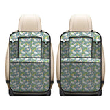 Pelican Pattern Print Design 04 Car Seat Back Organizer