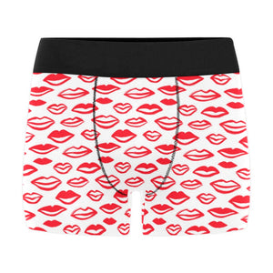 Lips Pattern Print Design 05 Men's All Over Print Boxer Briefs Men's Underwear