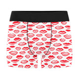 Lips Pattern Print Design 05 Men's All Over Print Boxer Briefs Men's Underwear