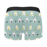 Cute hamster cheese pattern Men's All Over Print Boxer Briefs Men's Underwear