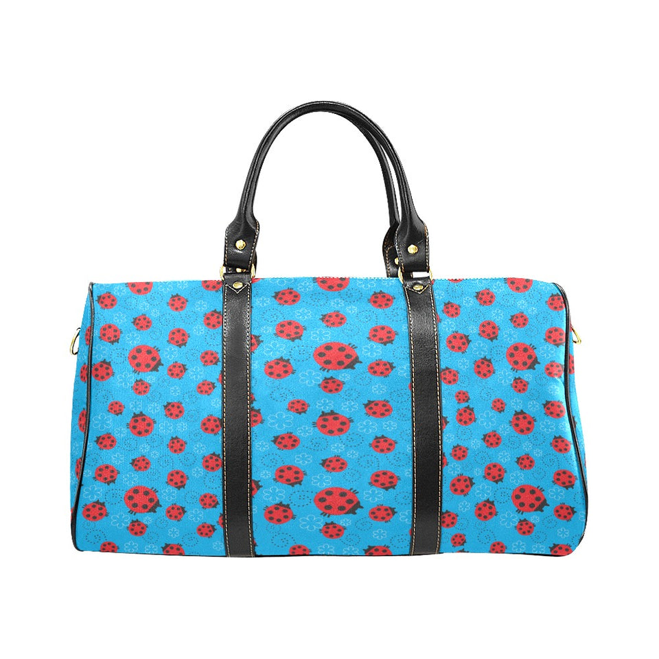 Ladybug Pattern Print Design 02 Travel Bag