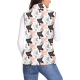 Pig Pattern Print Design 05 Women's Padded Vest
