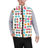 Sun Glasses Pattern Print Design 03 Men's Padded Vest