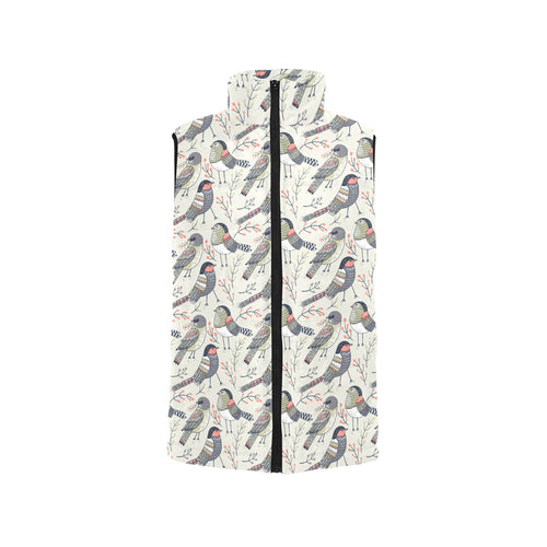 Pigeon Pattern Print Design 04 Men's Padded Vest