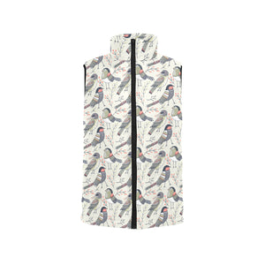 Pigeon Pattern Print Design 04 Men's Padded Vest