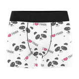 Hand Drawn faces of pandas pattern Men's All Over Print Boxer Briefs Men's Underwear