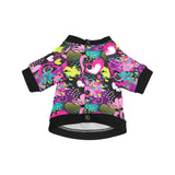 heart dot wave star creative design pattern All Over Print Pet Dog Round Neck Fuzzy Shirt