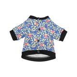 Popcorn Pattern Print Design 01 All Over Print Pet Dog Round Neck Fuzzy Shirt