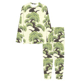 Bonsai pattern Women's All Over Print Pajama Set