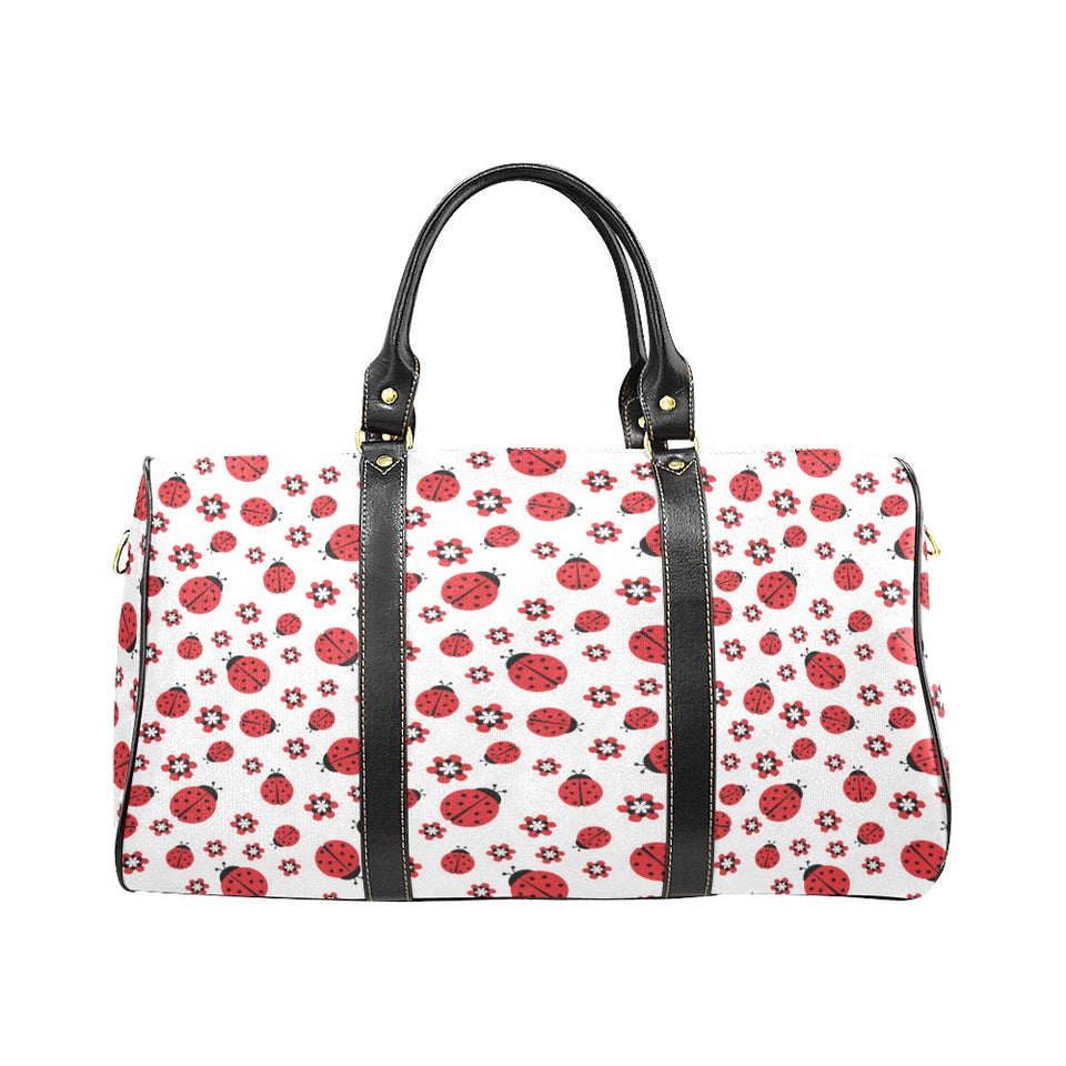 Ladybug Pattern Print Design 04 Travel Bag