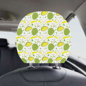 Durian pattern background Car Headrest Cover