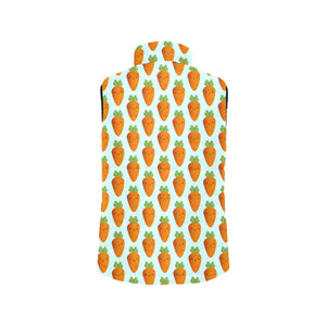 Carrot Pattern Print Design 03 Men's Padded Vest