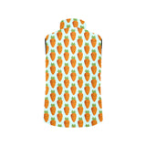 Carrot Pattern Print Design 03 Men's Padded Vest