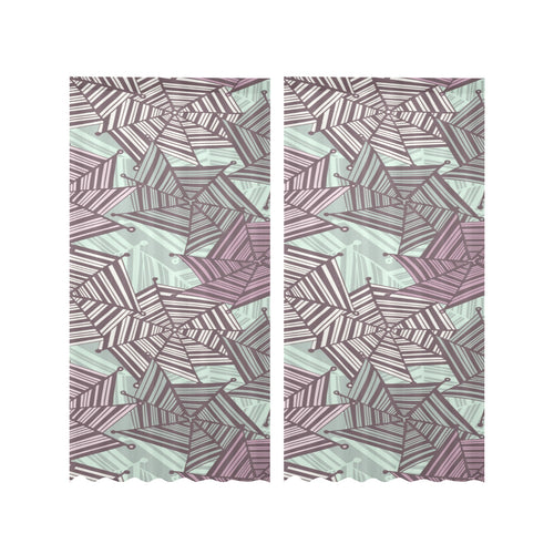 Spider web cobweb design color pattern Gauze Curtain