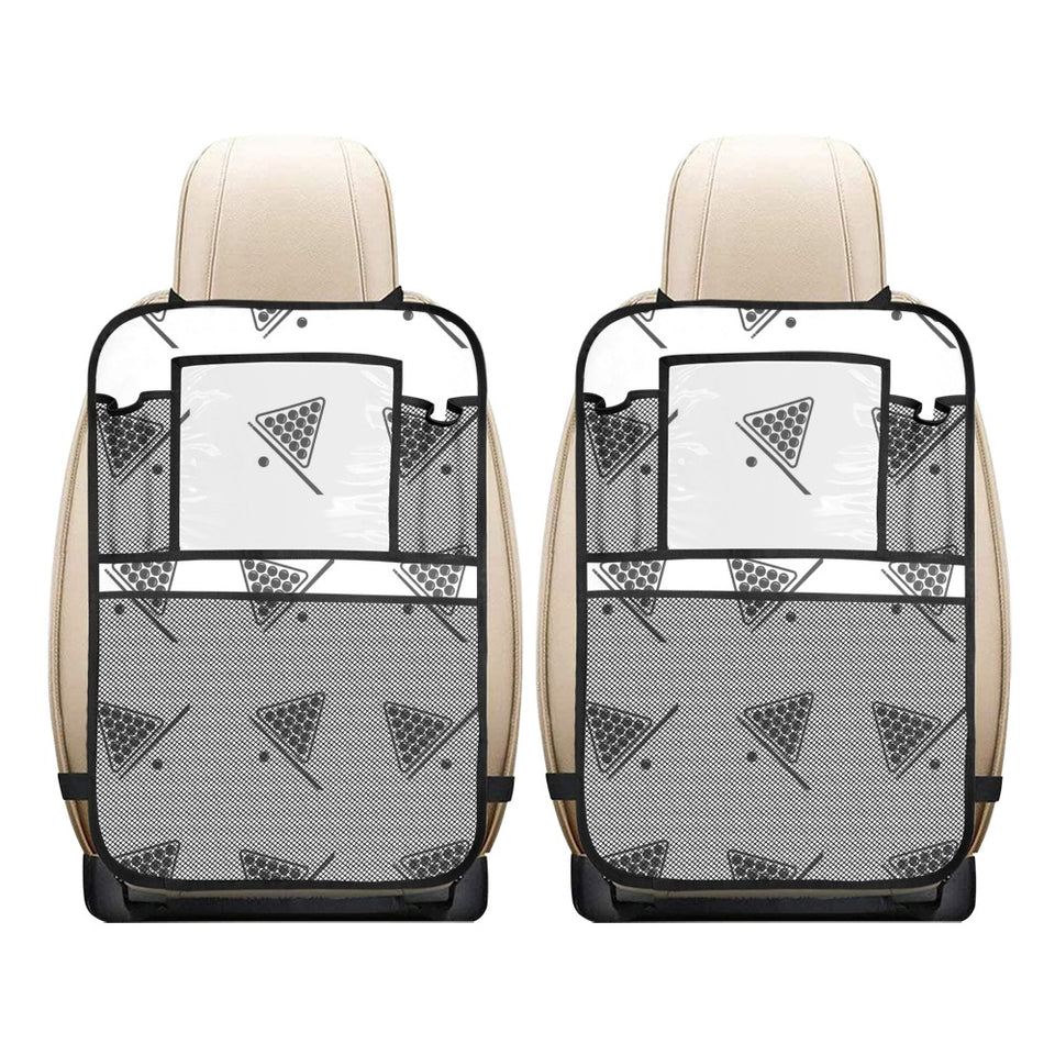 Billiard Ball Pattern Print Design 03 Car Seat Back Organizer