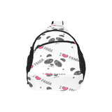 Hand Drawn faces of pandas pattern All Over Print Chest Bag