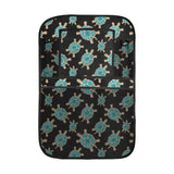 Sea turtle blue stone pattern Car Seat Back Organizer
