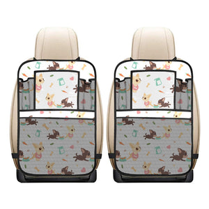 Cute Chihuahua puppie pattern Car Seat Back Organizer