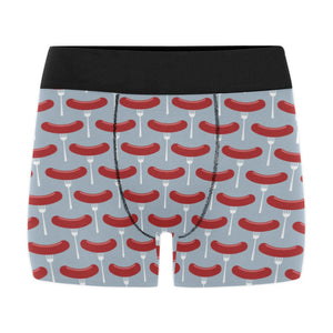 Sausage Pattern Print Design 02 Men's All Over Print Boxer Briefs Men's Underwear