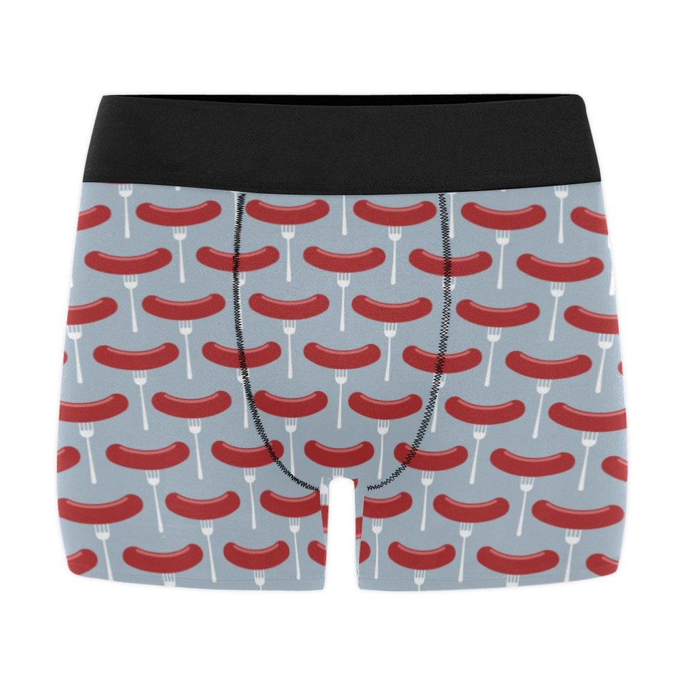 Sausage Pattern Print Design 02 Men's All Over Print Boxer Briefs Men's Underwear