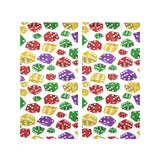 Dice Pattern Print Design 03 Gauze Curtain