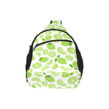 Lime design pattern All Over Print Chest Bag