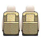 Popcorn Pattern Print Design 04 Car Seat Back Organizer