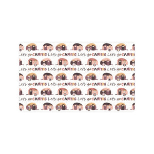 Camper Van Pattern Print Design 01 Doormat