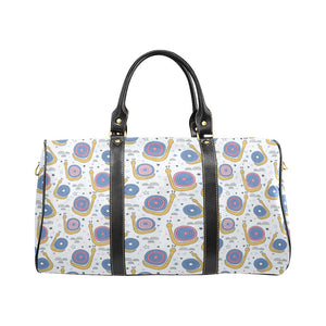 Snail Pattern Print Design 05 Travel Bag