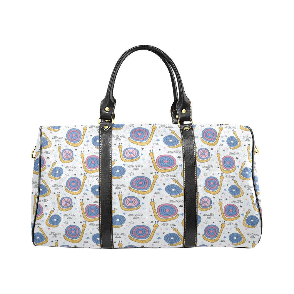 Snail Pattern Print Design 05 Travel Bag