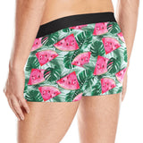 Watermelons tropical palm leaves pattern Men's All Over Print Boxer Briefs Men's Underwear