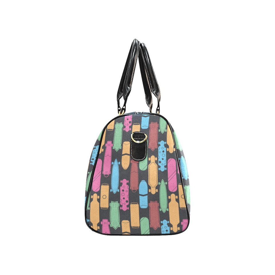 Skate Board Pattern Print Design 02 Travel Bag