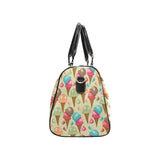 Colorful ice cream pattern Travel Bag