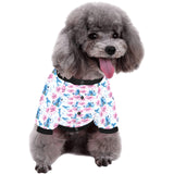 Hummingbird Pattern Print Design 02 All Over Print Pet Dog Round Neck Fuzzy Shirt