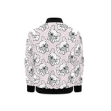 Cute french bulldog pattern Kids' Boys' Girls' Bomber Jacket